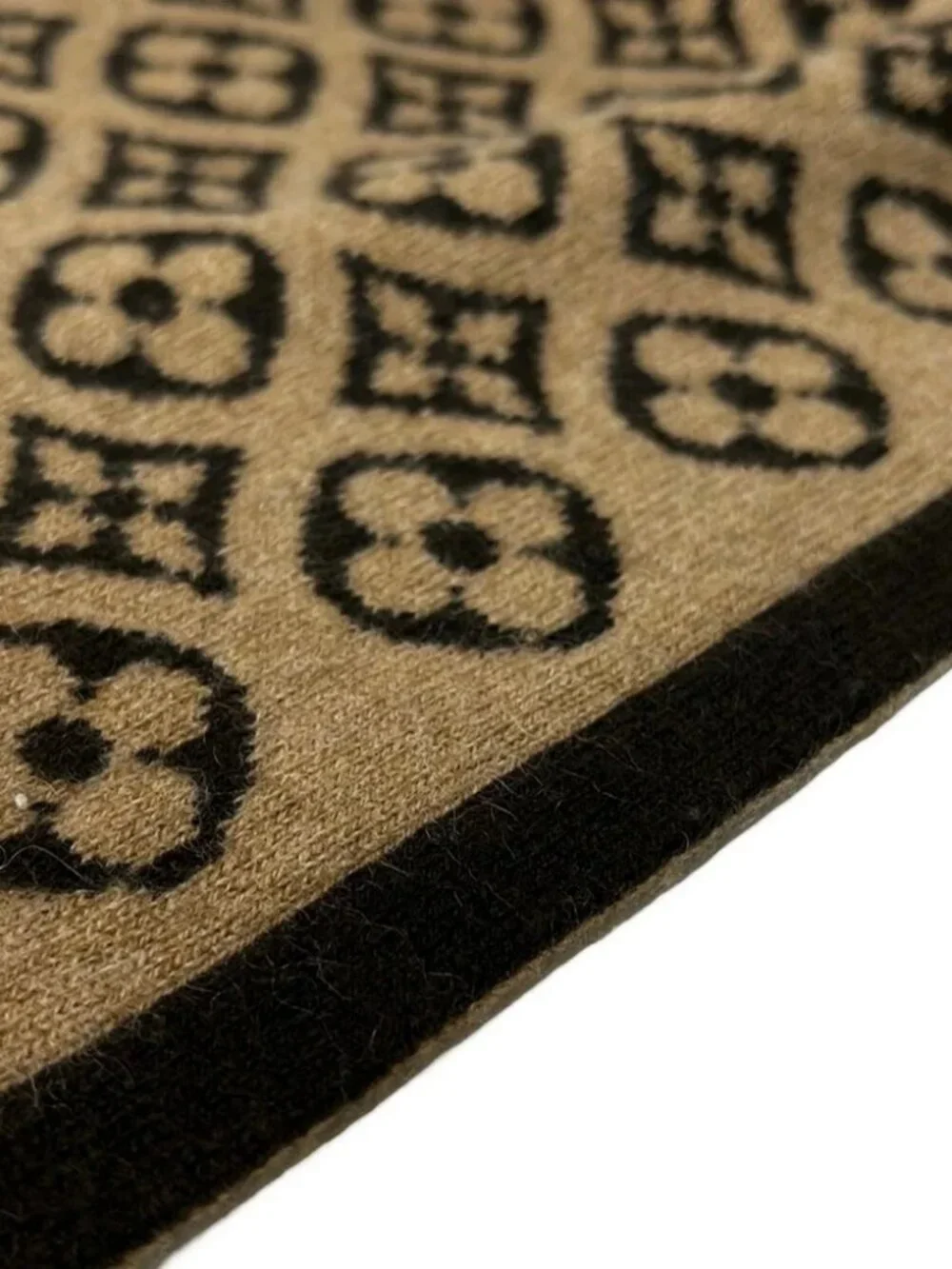LOUIS VUITTON Escharpsky M71952 Maroon Unconfirmed Scarf Cashmere